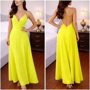 Jay Godfrey Yellow Turner Formal Gown $380